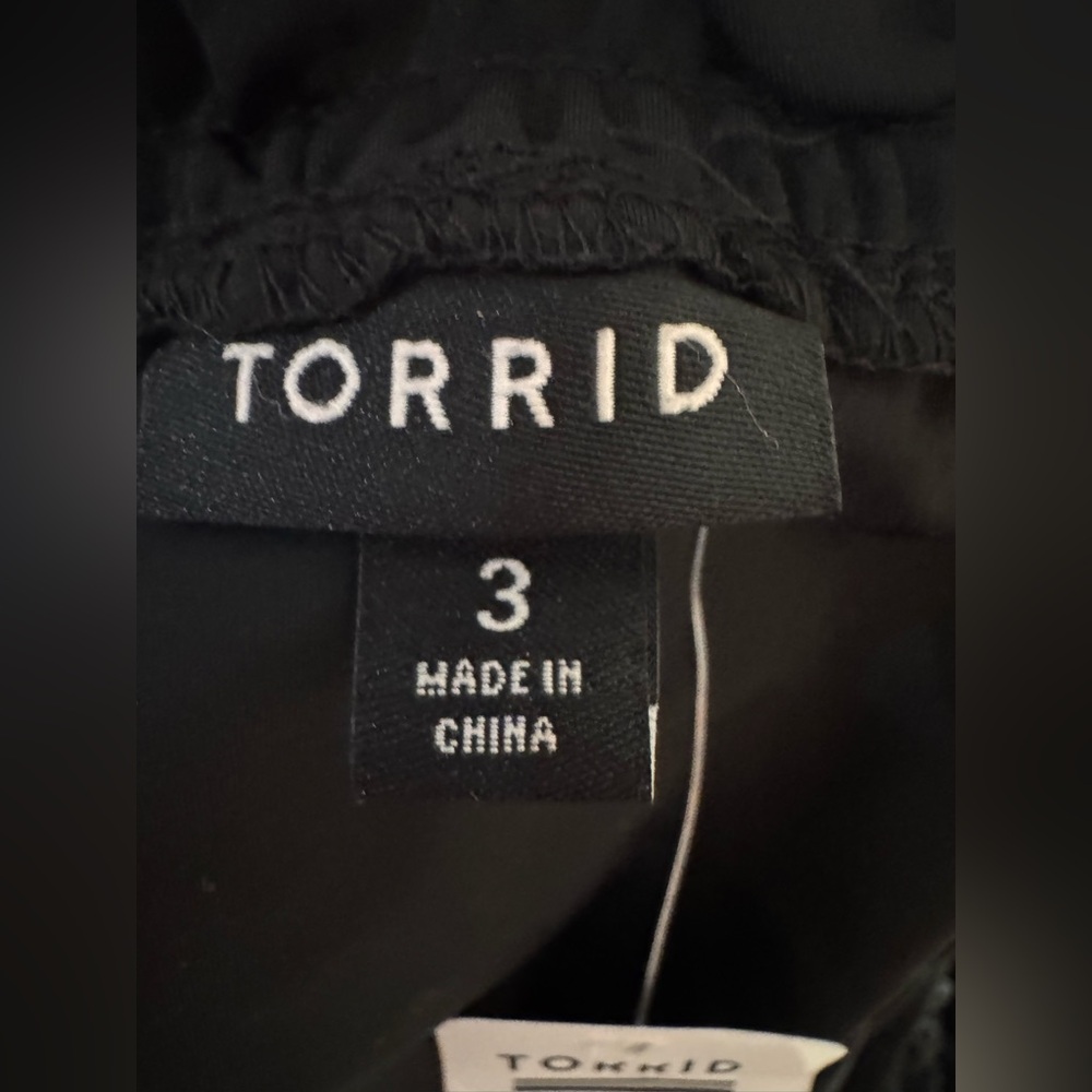 NWT-Torrid/black Halloween costume hi-low off the shoulder tulle dress size 3X - Picture 12 of 12